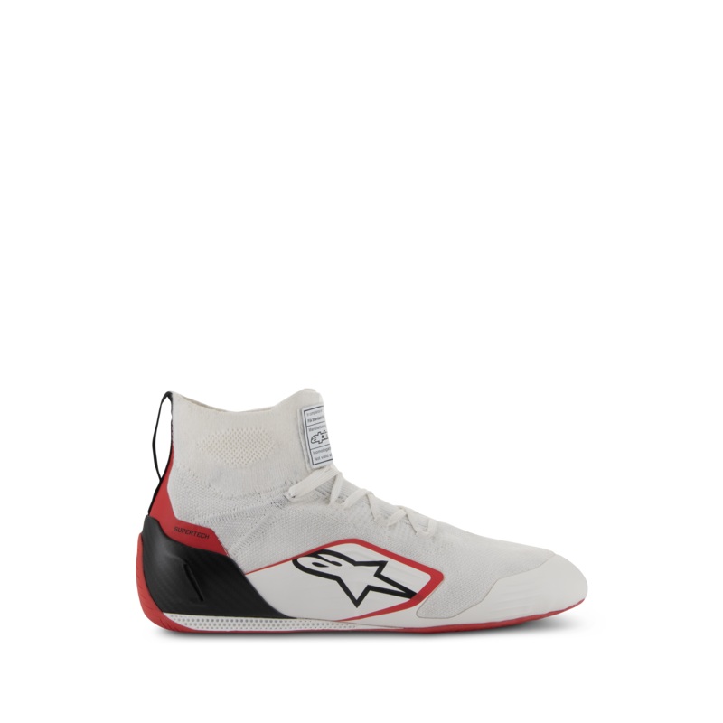 Chaussures Supertech – FIA/SFI 5 White Red Black