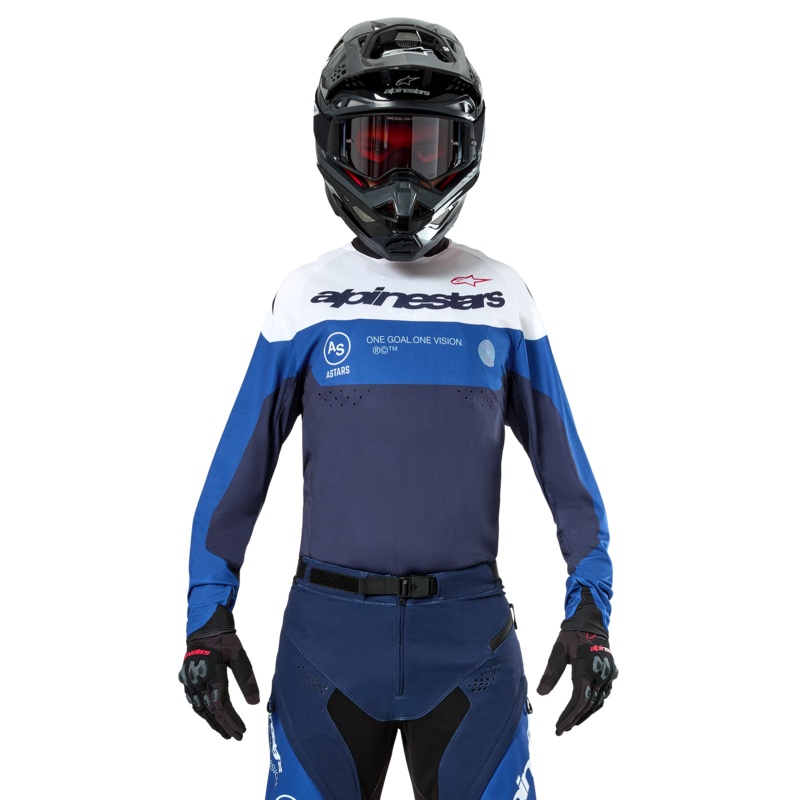 Maillot Pro-Dura S Marine Bleu vif Blanc