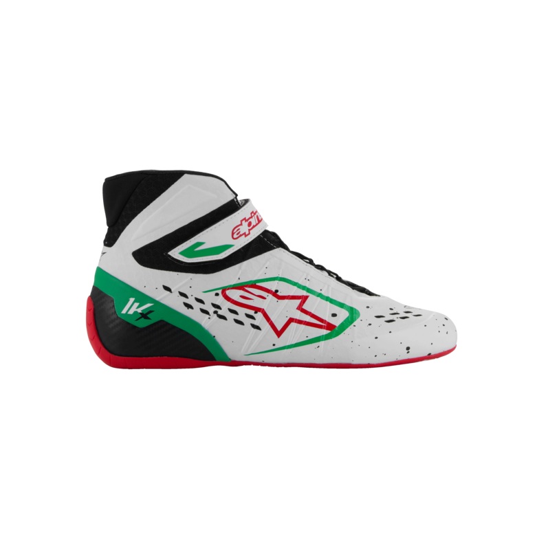 Tech-1 KX V3 Chaussures – FIA 5 Blanc Vert Rouge