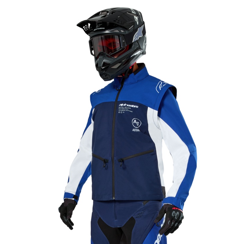 Veste Softshell Lite-Dura S Marine Bleu vif Blanc
