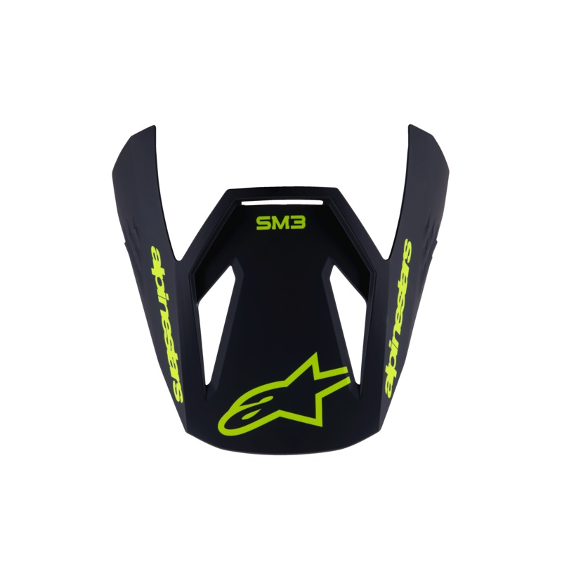 Visire SM3 Radium Jeunes One Size Noir Jaune Fluo Glossy