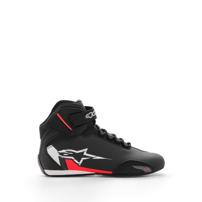 Chaussure Sektor 6 Noir Blanc Rouge Fluo