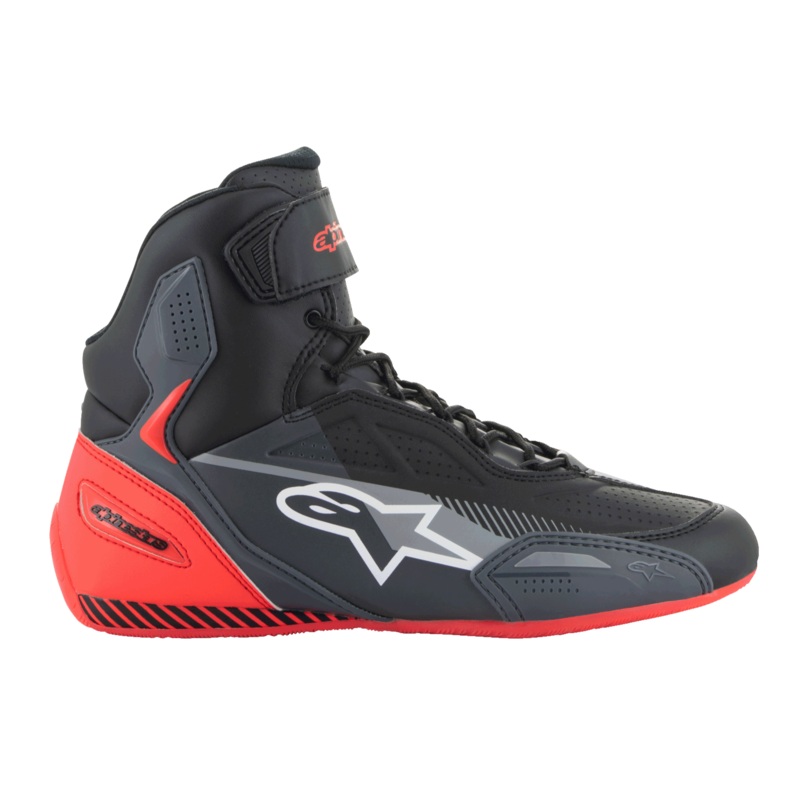 Chaussures Faster-3 6 Noir Gris Rouge Fluo