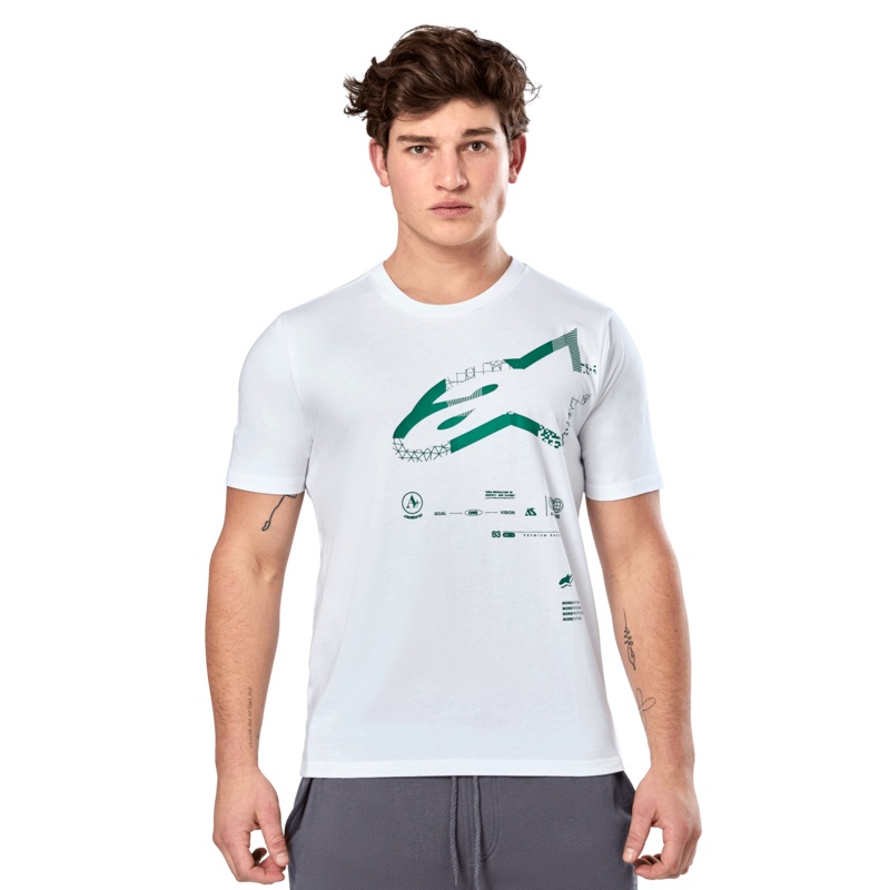 Geografica CSF Tee-Shirt – Manche Courte S White