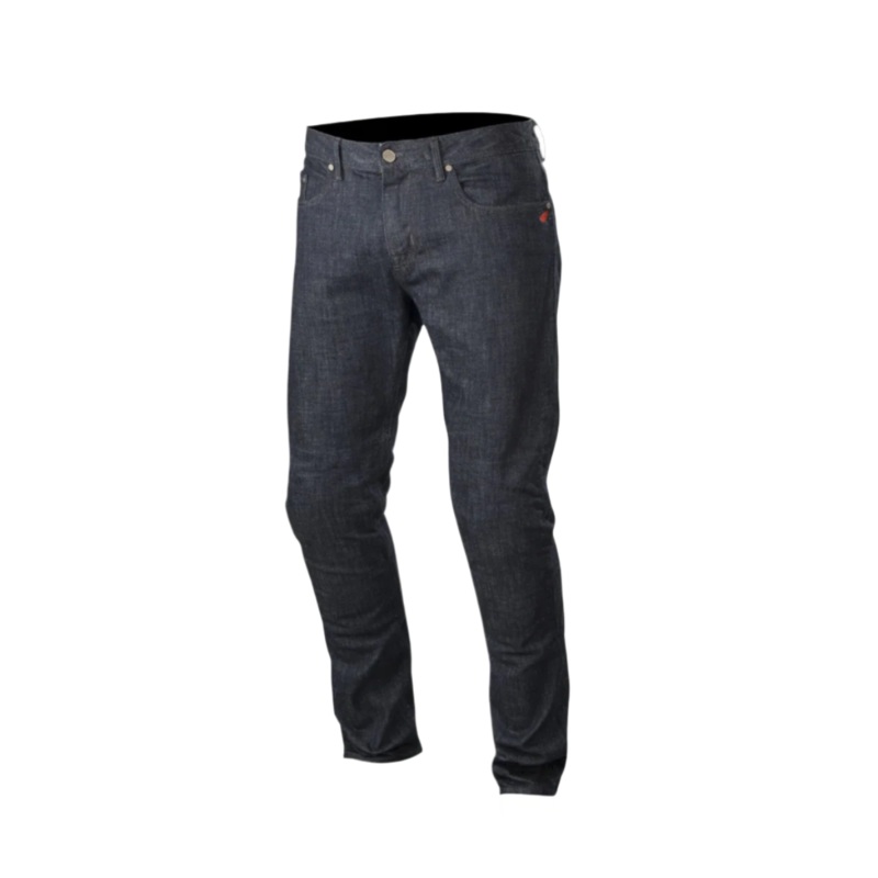 Pantalon En Denim Copper 30 Bleu fonc Rouge
