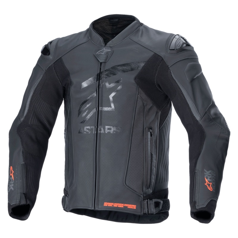 Veste En Cuir GP Plus R V4 Rideknit 48 Noir Noir