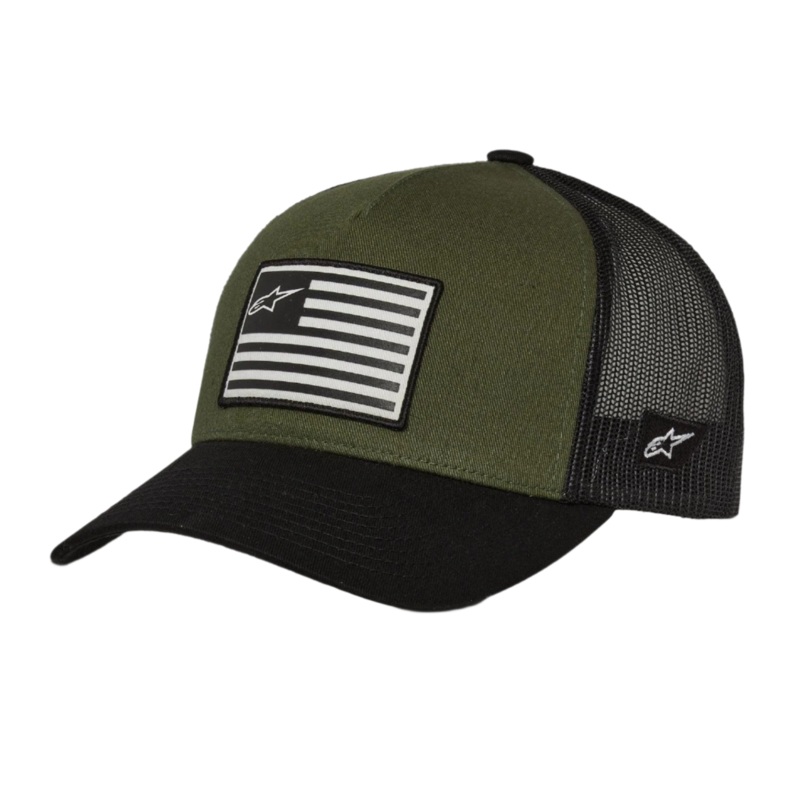 Casquette Flag Snapback One Size Militaire noir