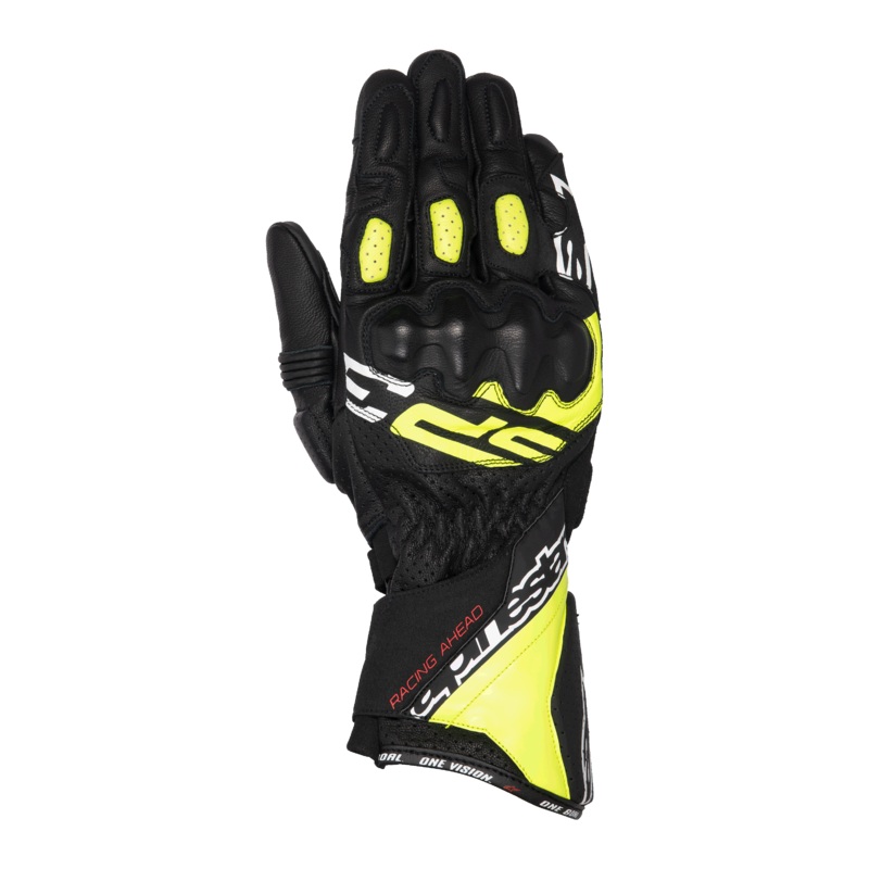 Gants SP-3  S Black Yellow Fluo White