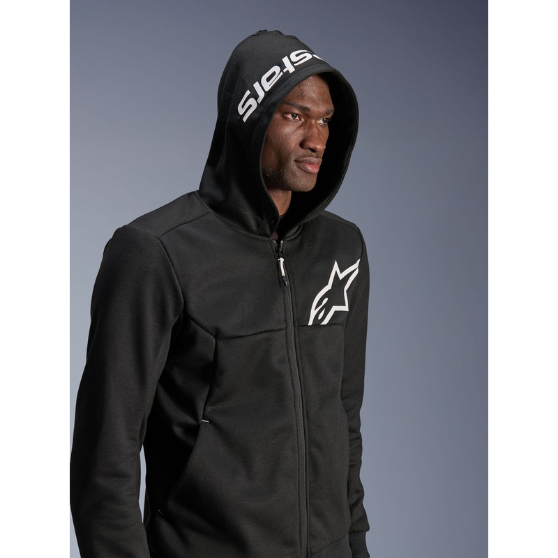 Sweat  Capuche Chrome V2 Sport S Black White