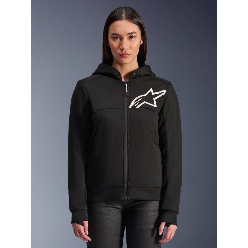 Sweat  Capuche Stella Chrome V2 Sport – Femme XS Black White