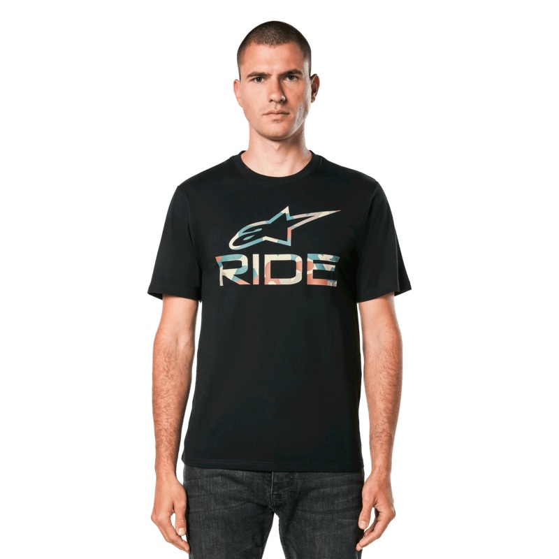 Tee-Shirt Ride 4.0 Camo CSF  S Black
