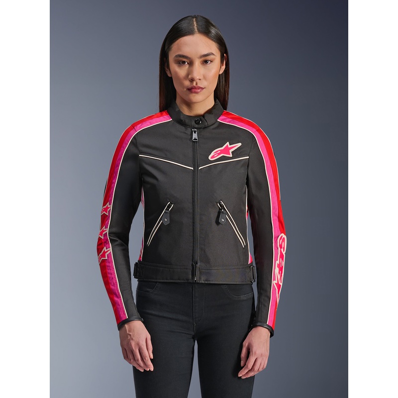 Veste Stella T-Dyno Wr Femme XS Black Bright Red Fuchsia