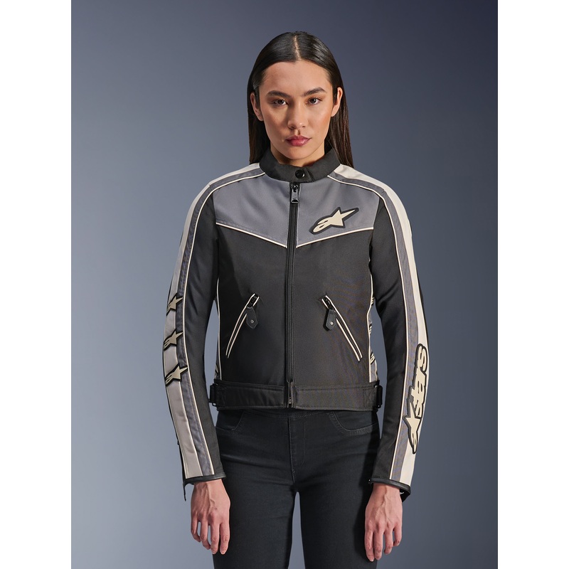Veste Stella T-Dyno Wr – Femme XS Black Dark Gray Ecru