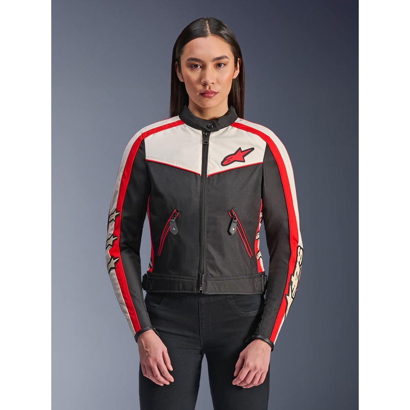 Veste Stella T-Dyno Wr – Femme XS Black Ecru Bright Red