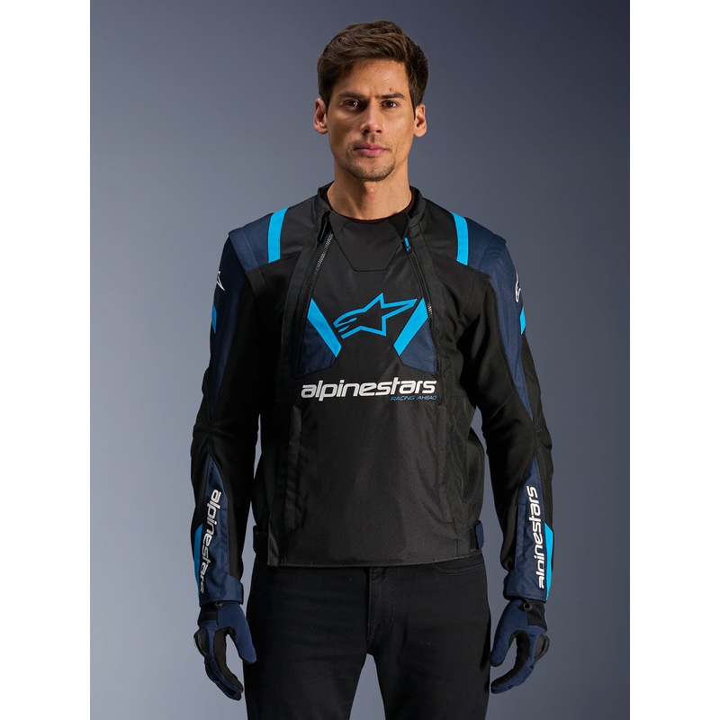 Veste T-Stunt Air S Black Dark Blue Blithe Blue
