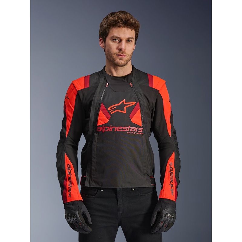 Veste T-Stunt Air S Black Red Fluo Dark Red