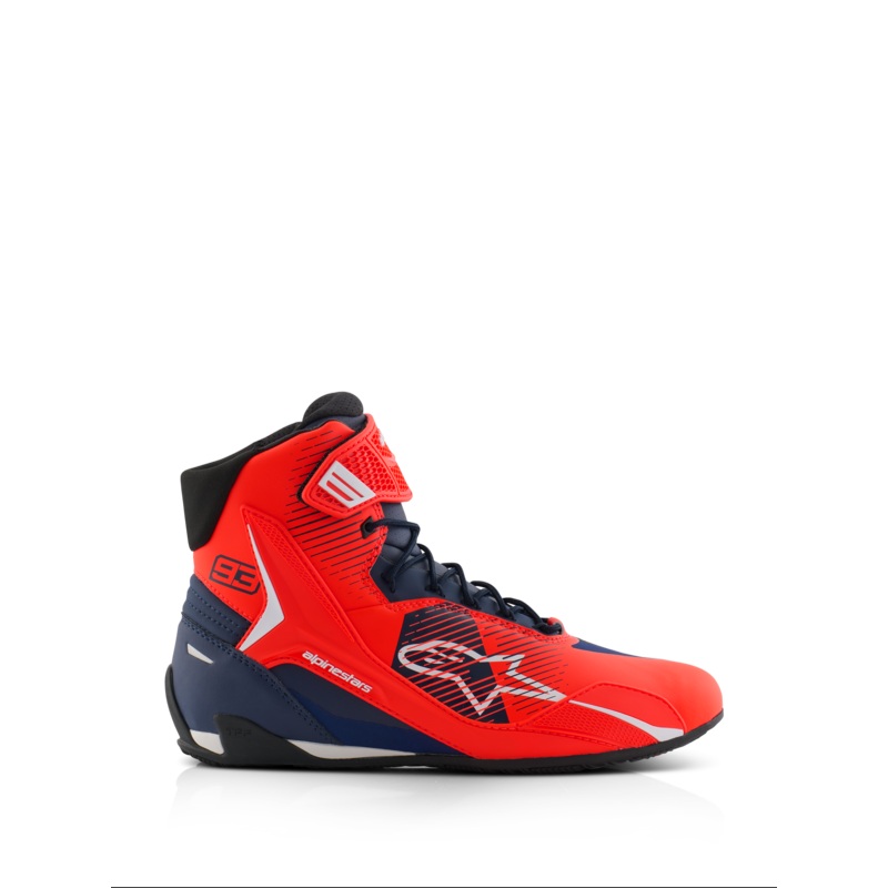 Chaussures MM93 Faster-4 6 Red Fluo Dark Blue