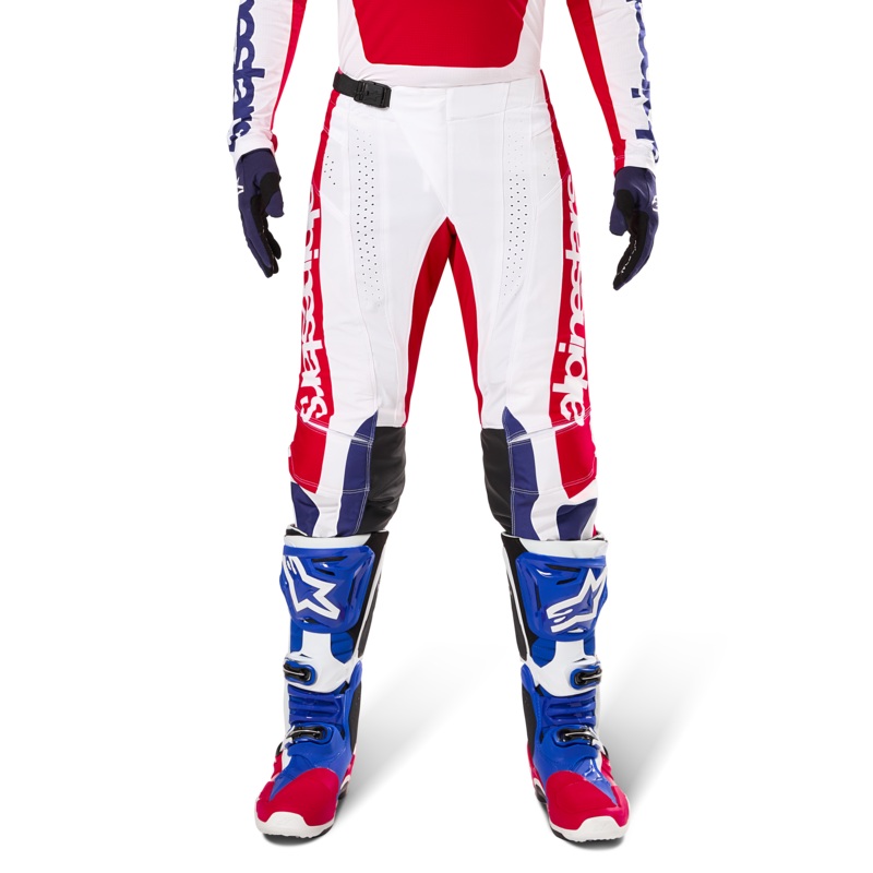 Limited Edition Techstar Fortitude Pantalons 28 Bright Red White Blue