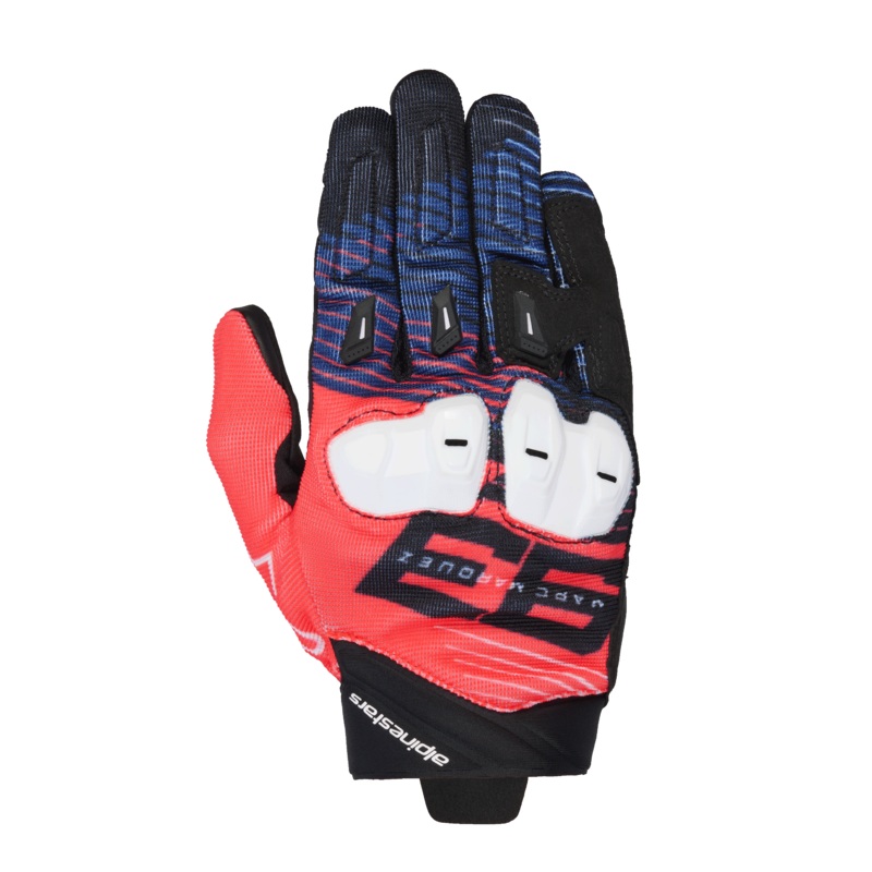 MM93 Spx 1 Gants S Black Red Fluo Blue Navy White