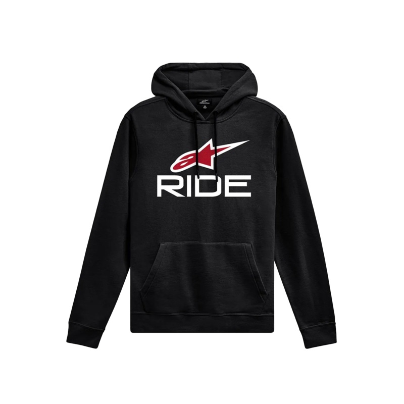 Ride Hoodie V 3 XS Black White Red