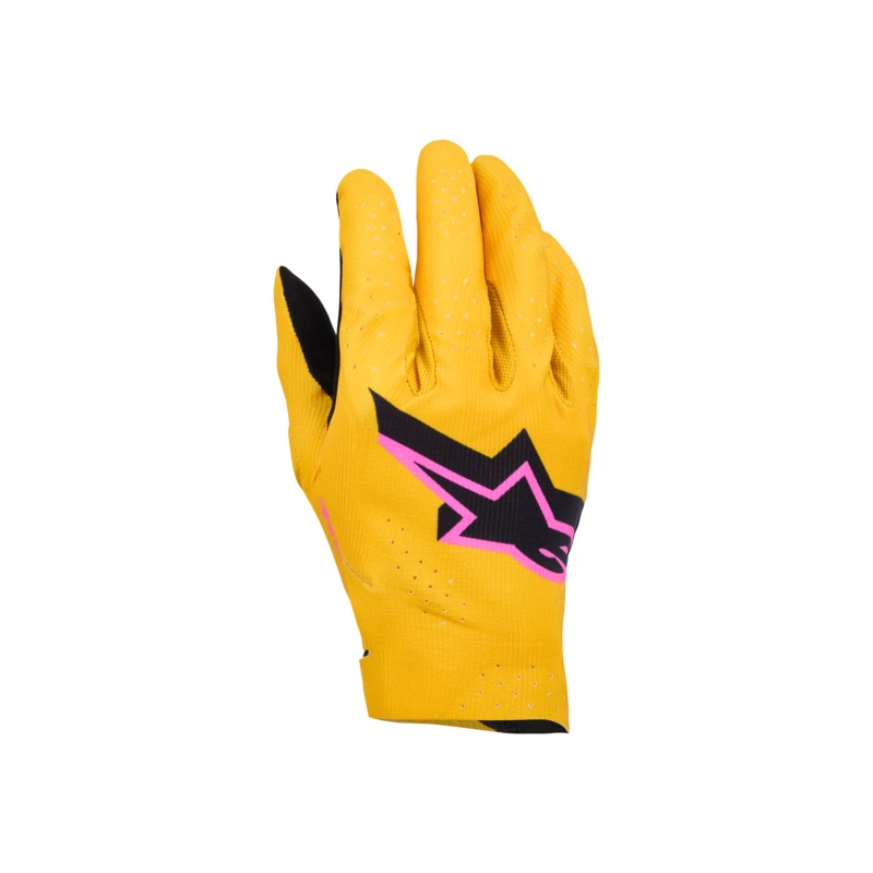 Gants Supertech MX S Gold Black Fluo Pink