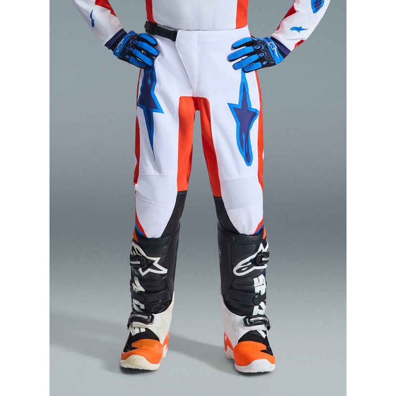 Pantalon Fluid Grid Jeunes 2026 22 Orange Ucla Blue