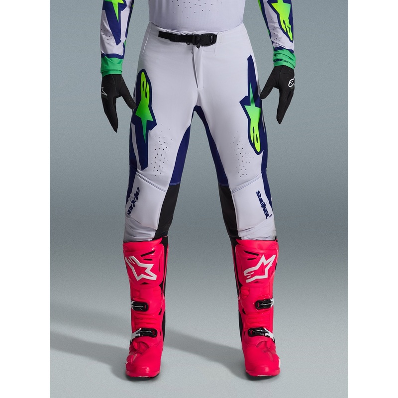Pantalon Supertech Vista 2026 28 Light Gray Yellow Fluo Blue