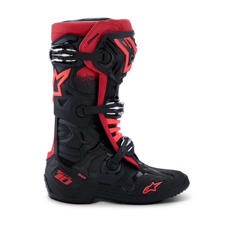 Bottes Tech 10 9 Black/Red