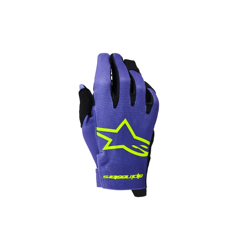 Gants Radar Jeunes 2026 3XS Purple Yellow Fluo