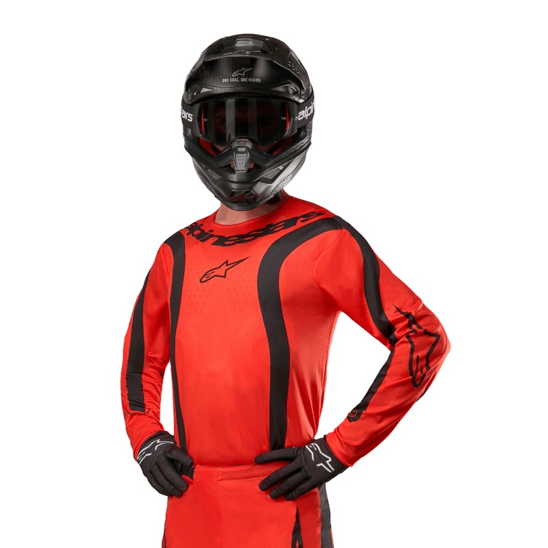 Maillot Fluid Lurv 2024 S Orange chaud Noir