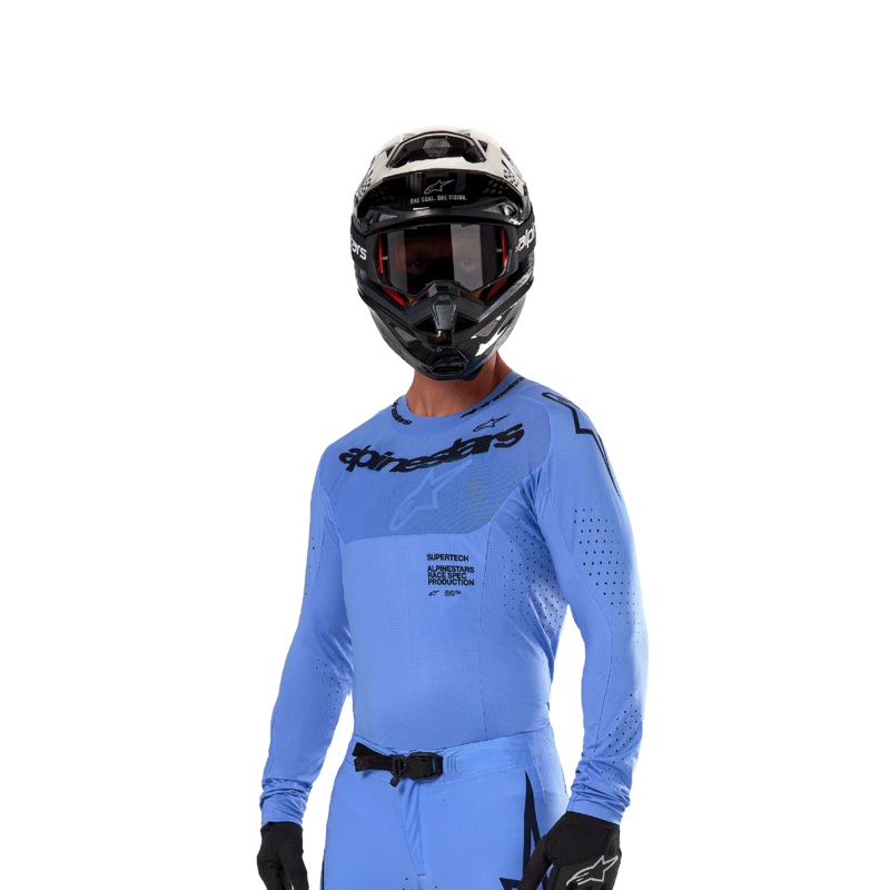 Maillot Supertech Dade 2024  S Bleu clair