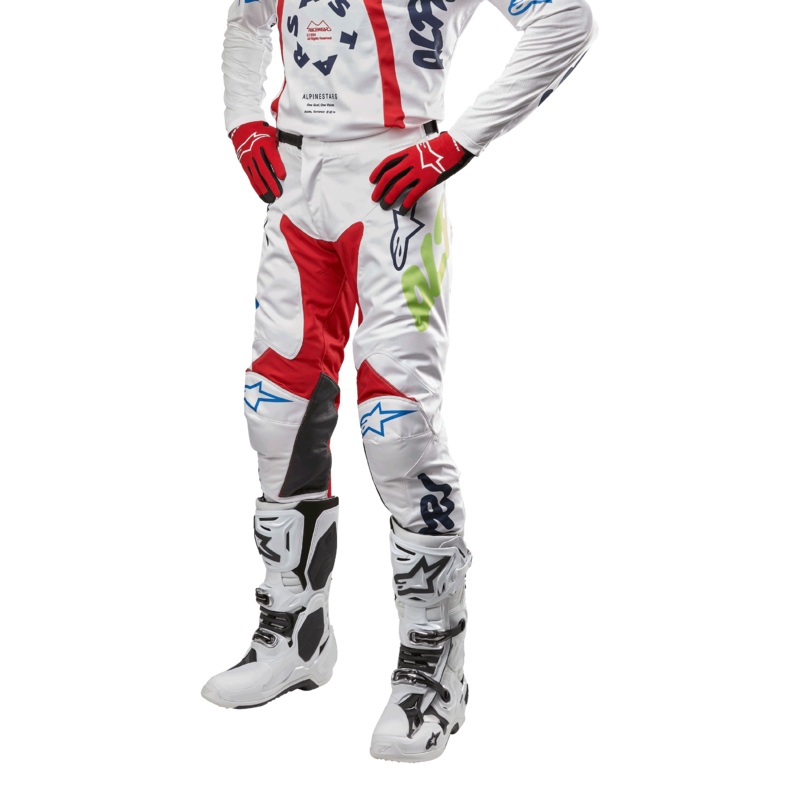 Pantalon Racer Hana 2024 28 White Multicolor