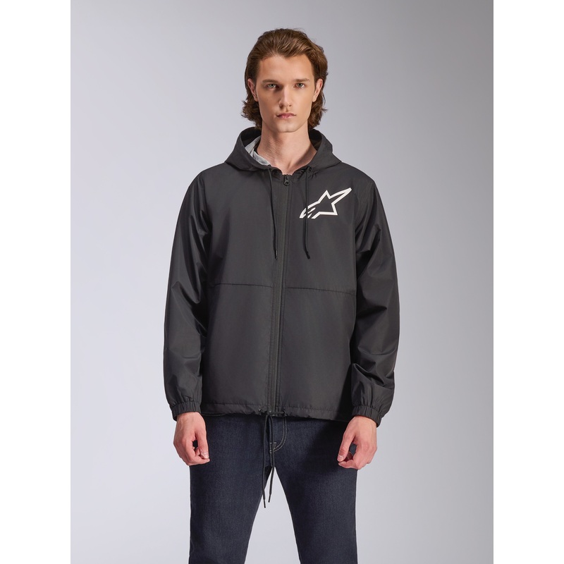 Veste Coupe-Vent Speeder Chromium XS Black White