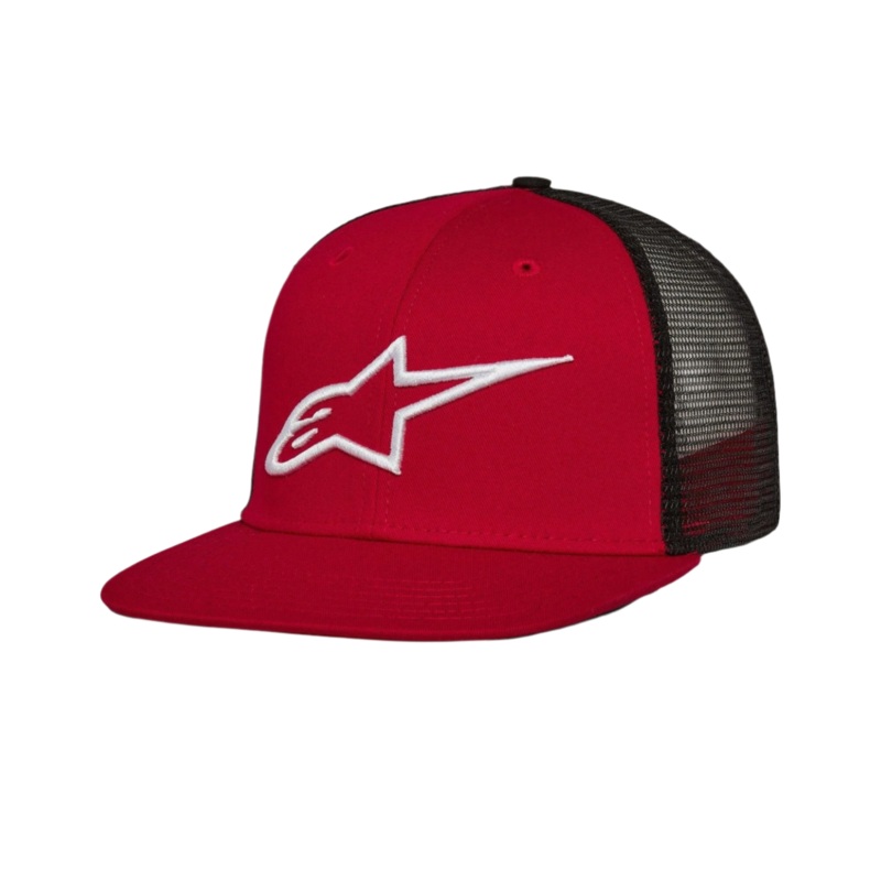 Casquette Trucker Corp One Size Rouge Noir