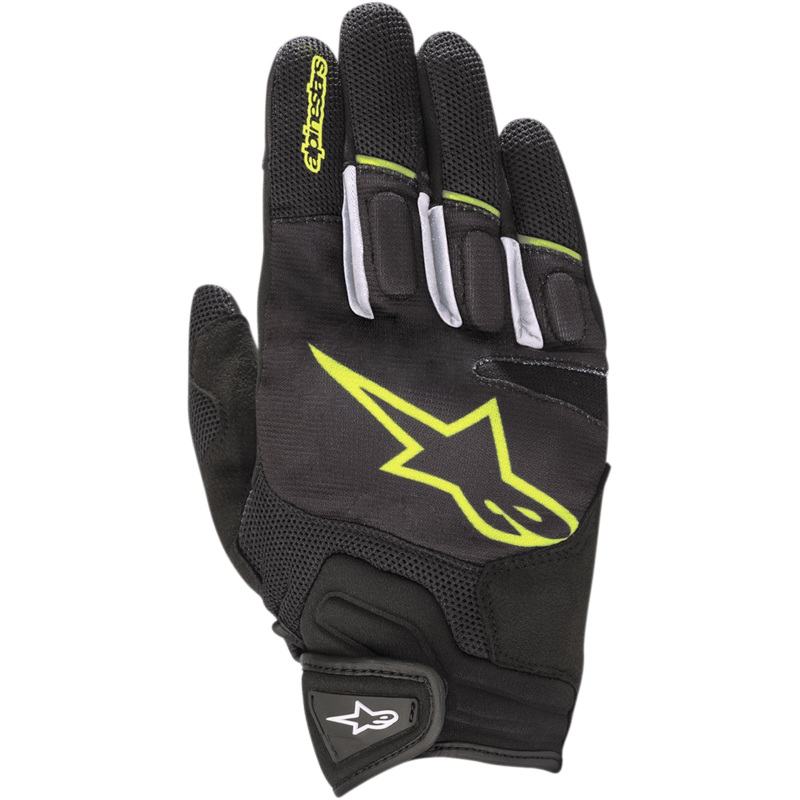 Gants Atom S Noir Jaune Fluo