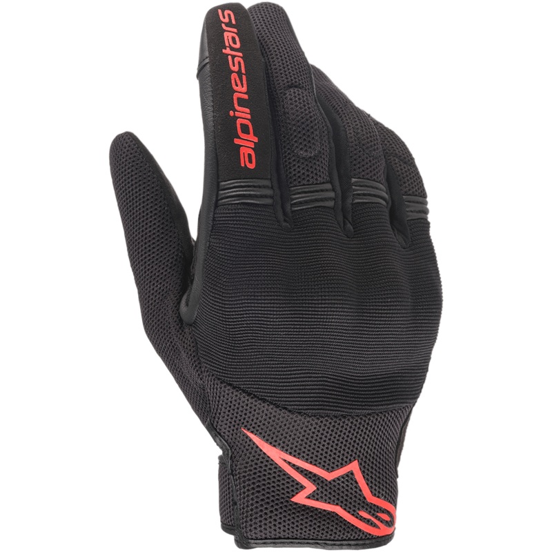 Gants Copper S Noir Rouge Fluo