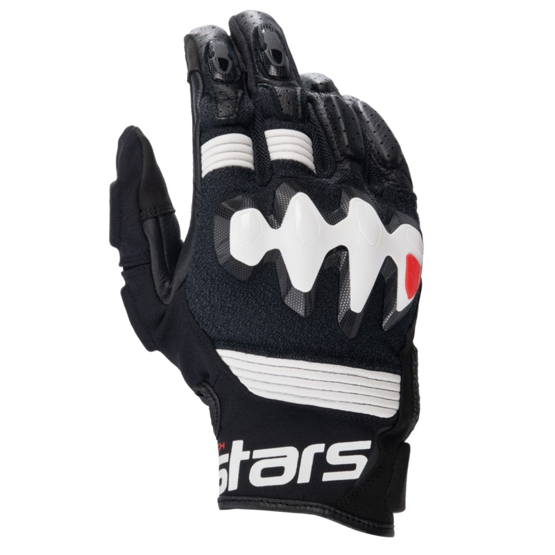 Gants En Cuir Halo S Noir Blanc