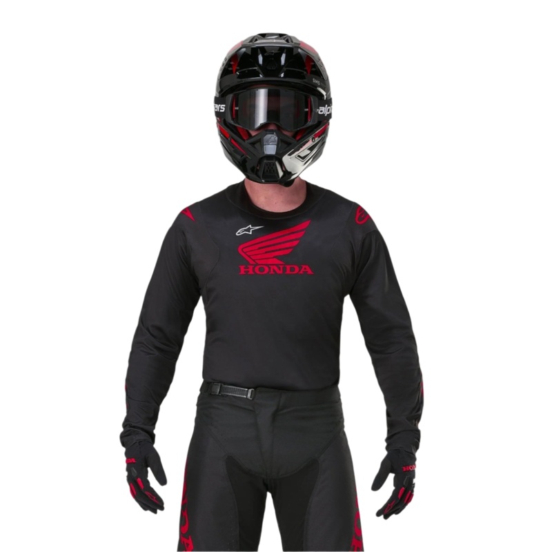 Maillot Honda Racer Iconic S Noir Rouge
