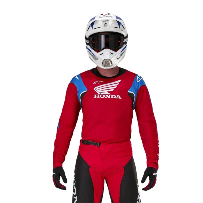 Maillot Honda Racer Iconic S Rouge vif Noir Blanc