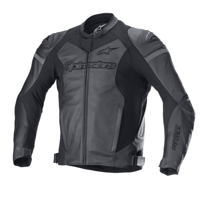 Veste En Cuir GP Force 46 Noir Noir