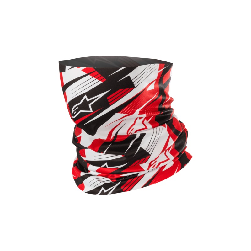 Cache-Cou One Size Noir Blanc Rouge