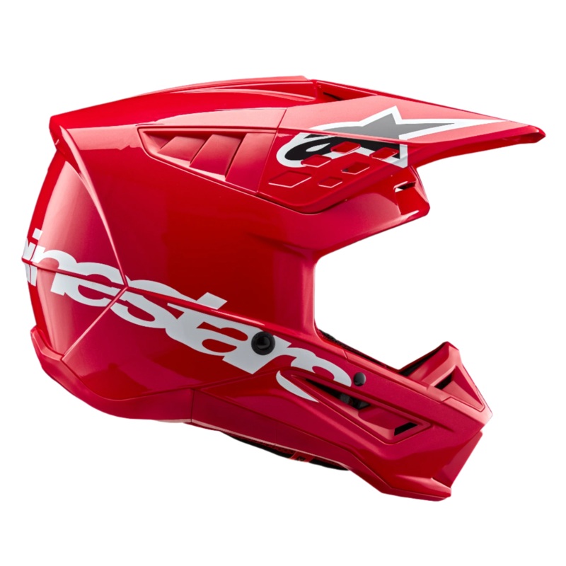 Casque SM5 Corp ECE XS Rouge vif brillant