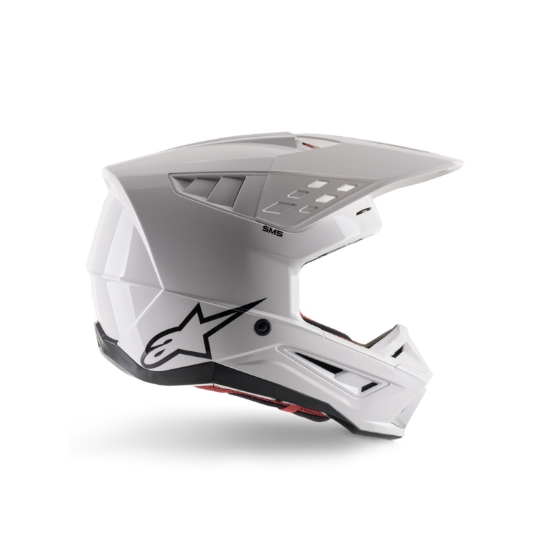 Casque SM5 Solid ECE 2206 XS Blanc brillant