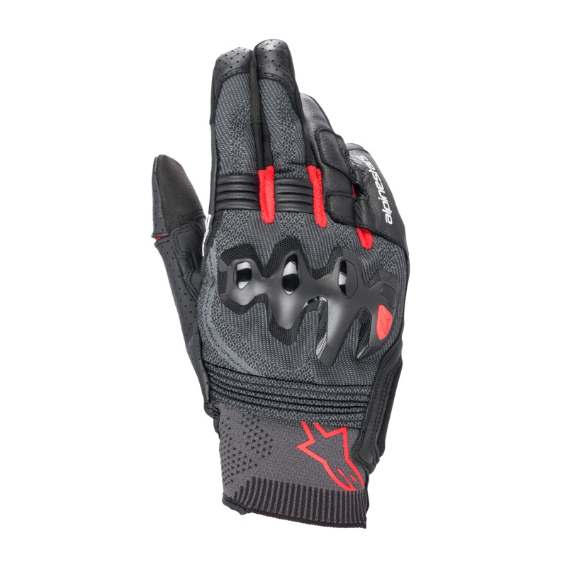 Gants Morph Sport S Noir Rouge vif