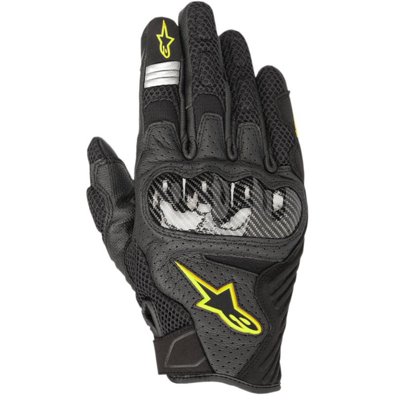 Gants SMX-1 Air V2 S Noir Jaune Fluo