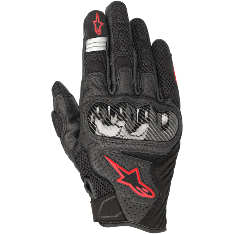 Gants SMX-1 Air V2 S Noir Rouge Fluo