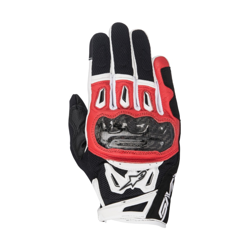 Gants SMX-2 Air Carbon V2 S Noir Rouge Blanc