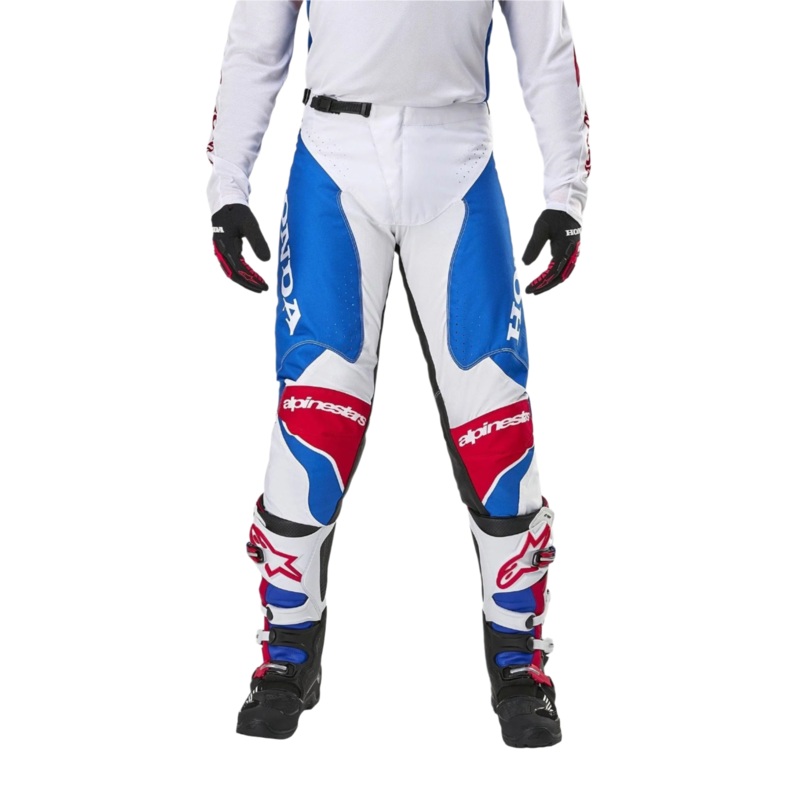 Pantalon Honda Racer Iconic 28 Blanc Bleu vif Rouge vif