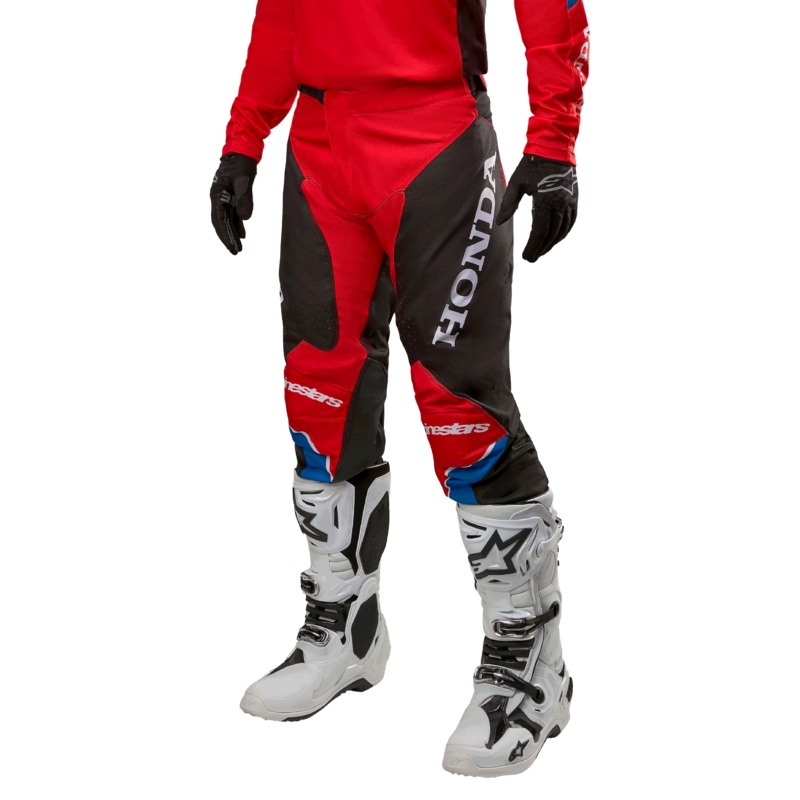 Pantalon Honda Racer Iconic 28 Rouge vif Noir Blanc