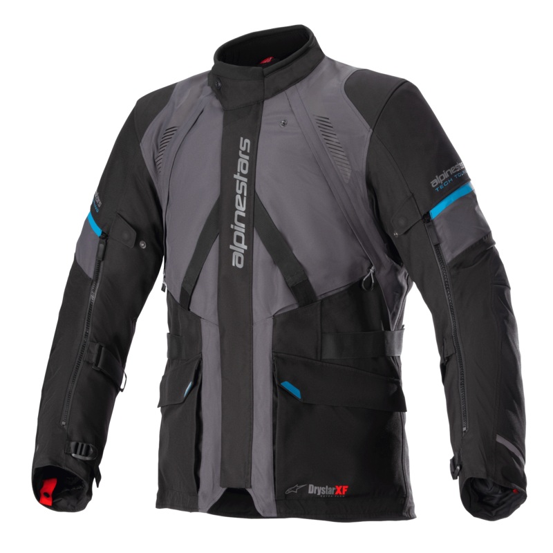 Veste Monteira Drystar XF S Gris goudron Noir Bleu mthyle
